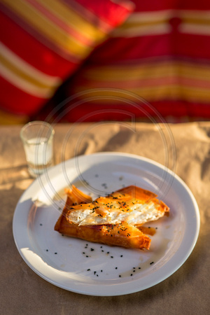 Akamatra Village | cheese pie recipe | Ikaria island